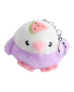 Colorful Fruit Bird Squawk Plush 9 cm - purple